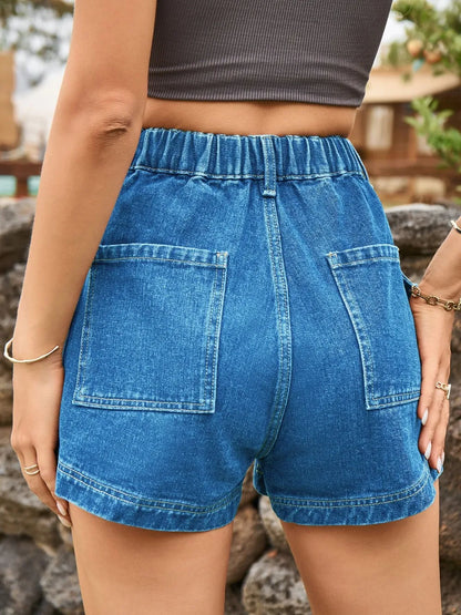 Women's High Waist Denim Shorts