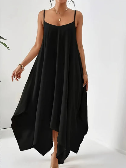 Ladies Summer Dress - Scoop Neck Cami Style