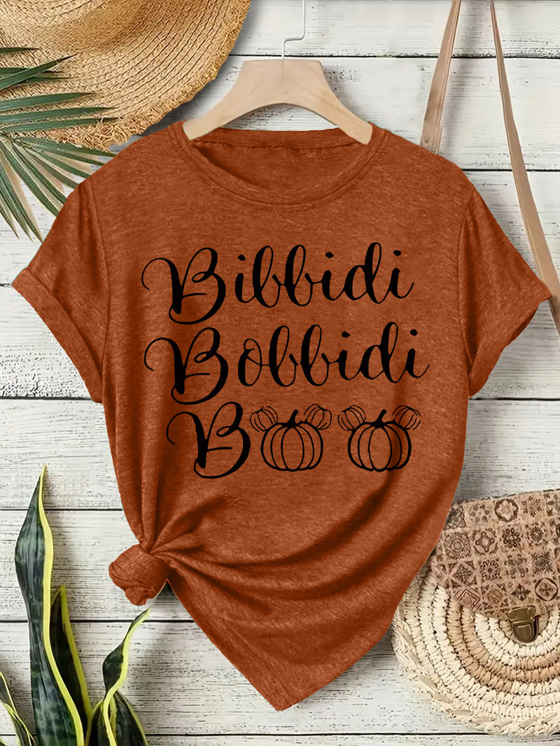 Halloween Slogan T Shirt - Bibbidi Bobbidi Boo