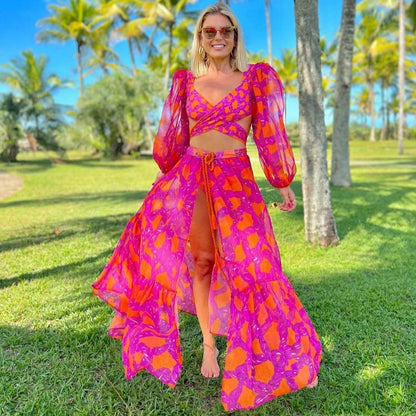 Women's Vintage Swimsuit and matching skirt