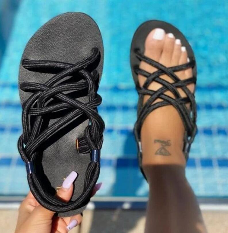 Women's Braided Rope Sandals