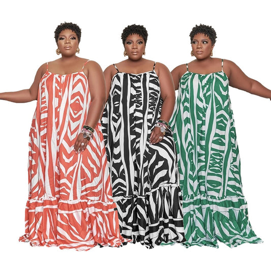 Women's Plus Size Beach Dress - up to 5XL