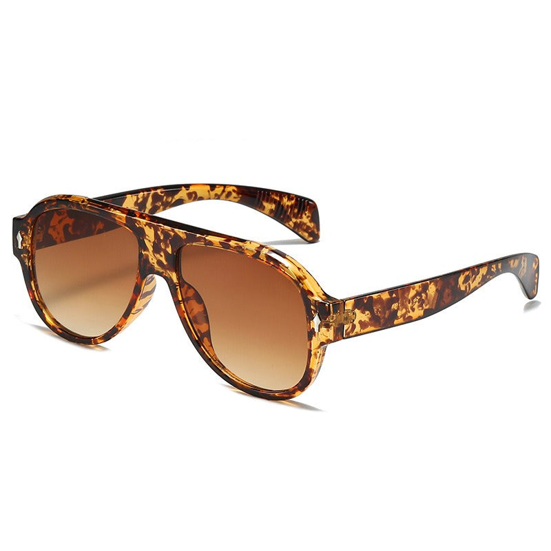 Men's Retro Pilot Sunglasses