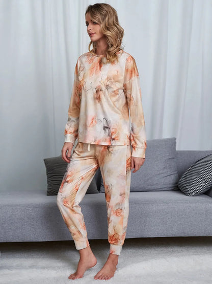 Women's Pyjama Set - Top & Trousers - Tie Dye - Assorted Colours