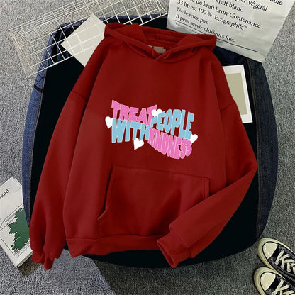 Hoodie - Treat People With Kindness - Up to 4XL - various colours