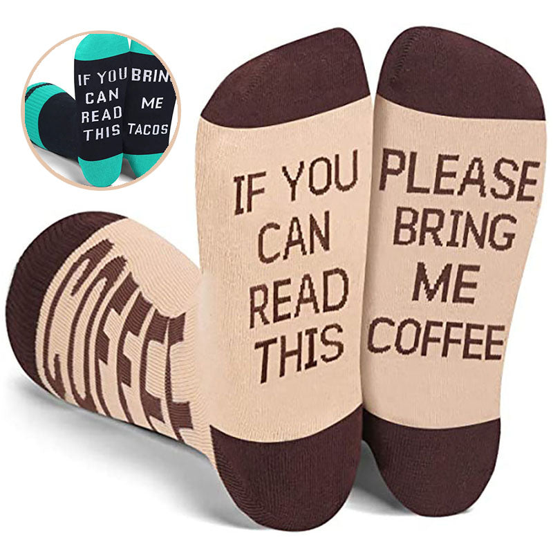 Socks - IF YOU CAN READ THIS Slogan