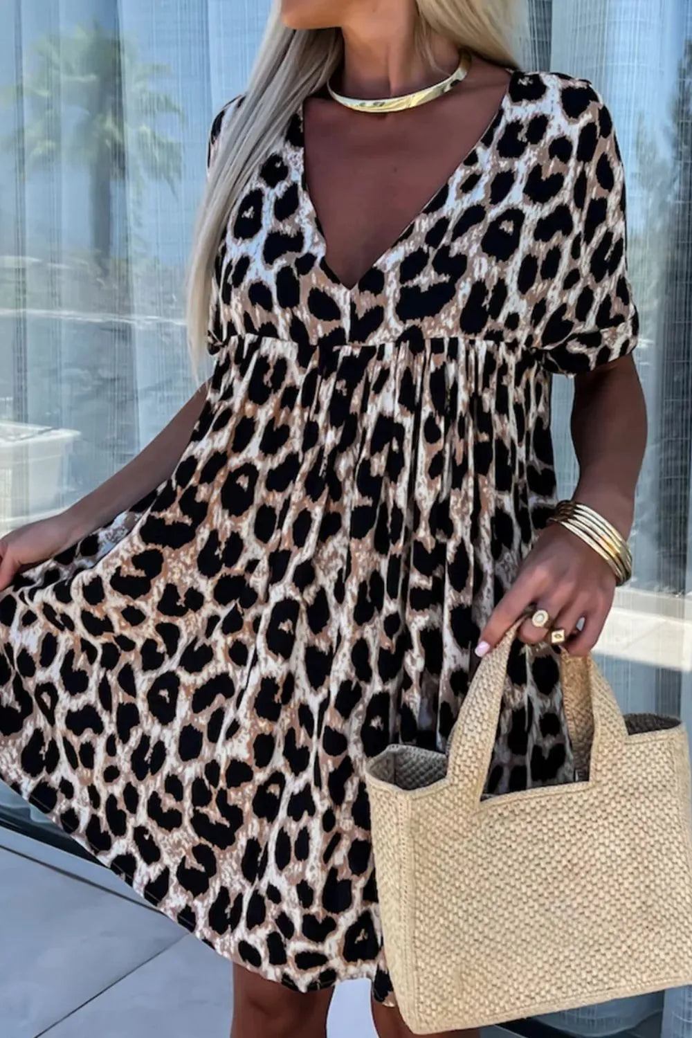 Women's Animal Print Dress