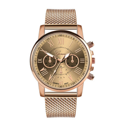 Ladies Quartz Wrist Watch - Leather Band