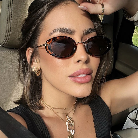 Ladies Small Frame Oval Sunglasses - various colours