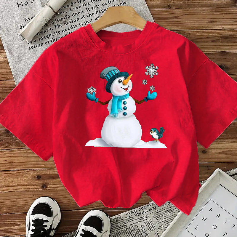 Women's Christmas T-Shirt - Snowman - Various Colours