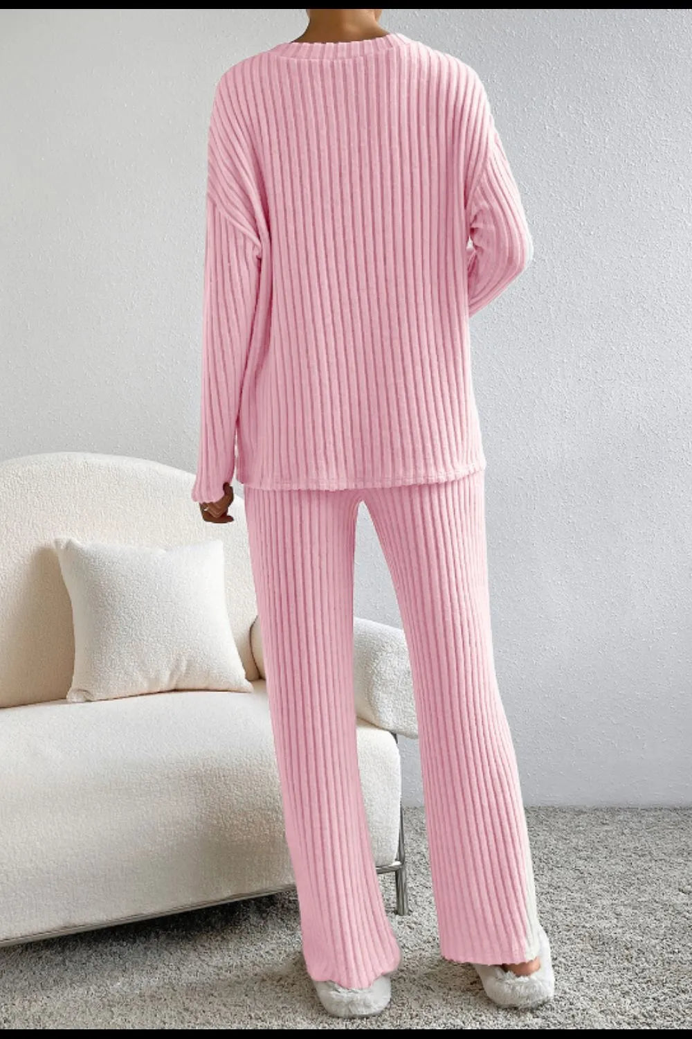 Women's Ribbed Loungewear Set