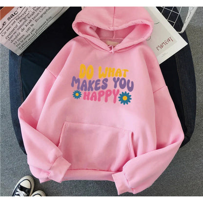 Unisex Hoodie - Do What Makes You Happy - Up To 4XL