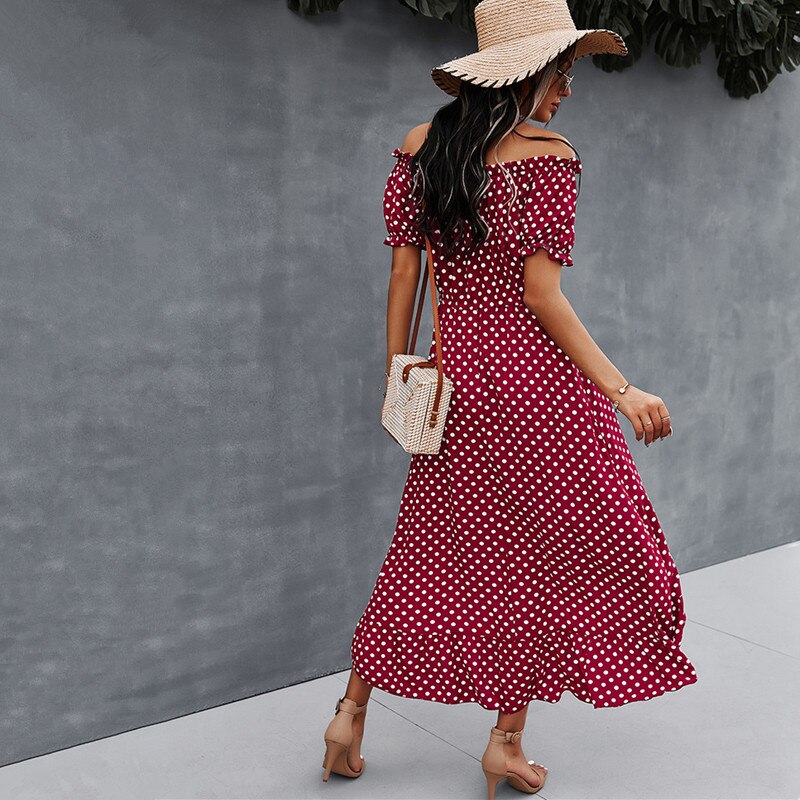Women's Polka Dot Summer Dress