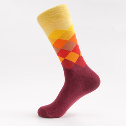 Socks - Argyle Print