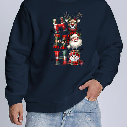 Men's Christmas Sweatshirt - Ho Ho Ho
