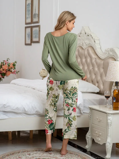 Women's Pyjama Set - Top & Trousers - Assorted Colours