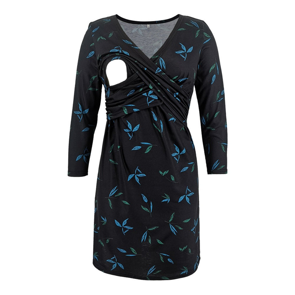 Ladies Maternity Breastfeeding Dress - Mum To Be - Pregnancy