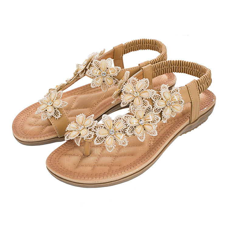 Women's Flower Detail Sandals
