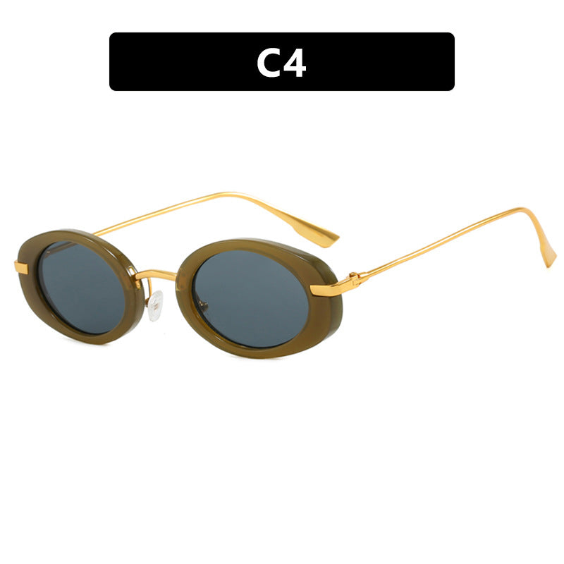 Ladies Small Frame Oval Sunglasses - various colours