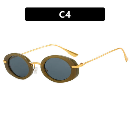 Ladies Small Frame Oval Sunglasses - various colours