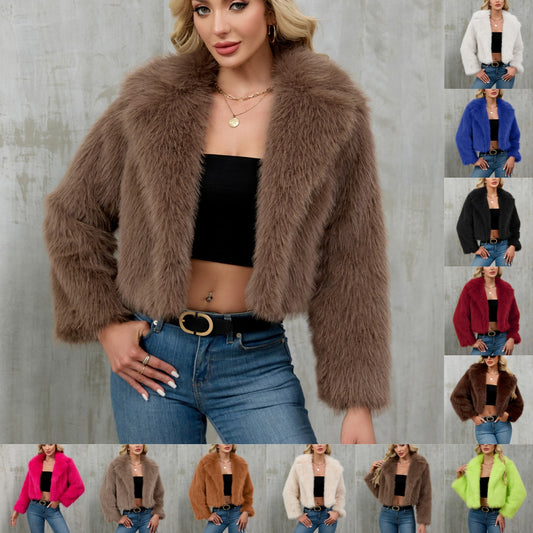 Women's Faux Fur Jacket - Various Colours