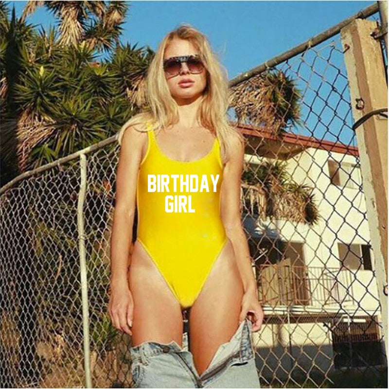 BIRTHDAY GIRL Swimsuit - various colours