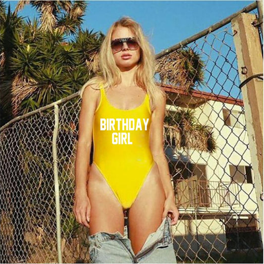 BIRTHDAY GIRL Swimsuit - various colours