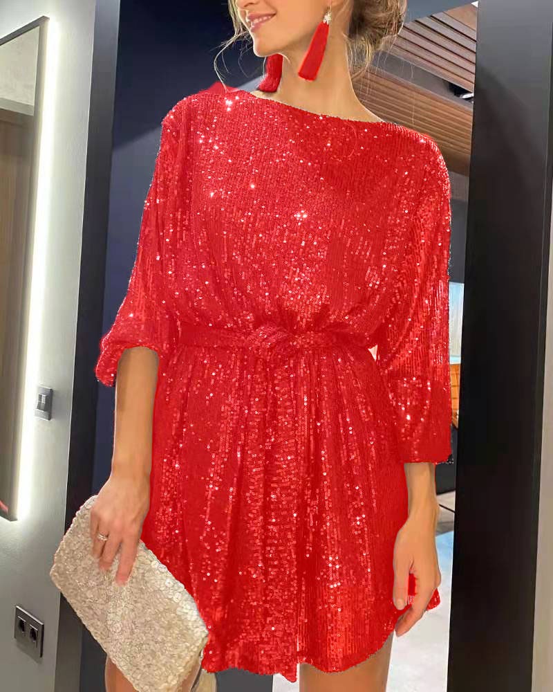 Women's Sequin Dress - various colours