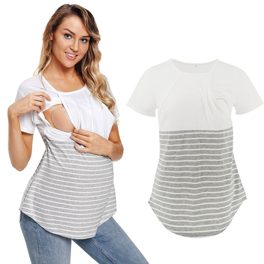 Ladies Maternity Breastfeeding Top - Mum To Be - Pregnancy