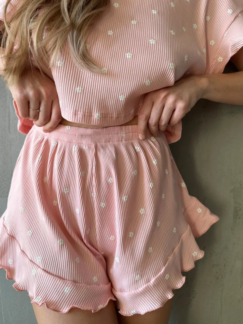 Women's Polka Dot Pyjama Set - various styles/colours