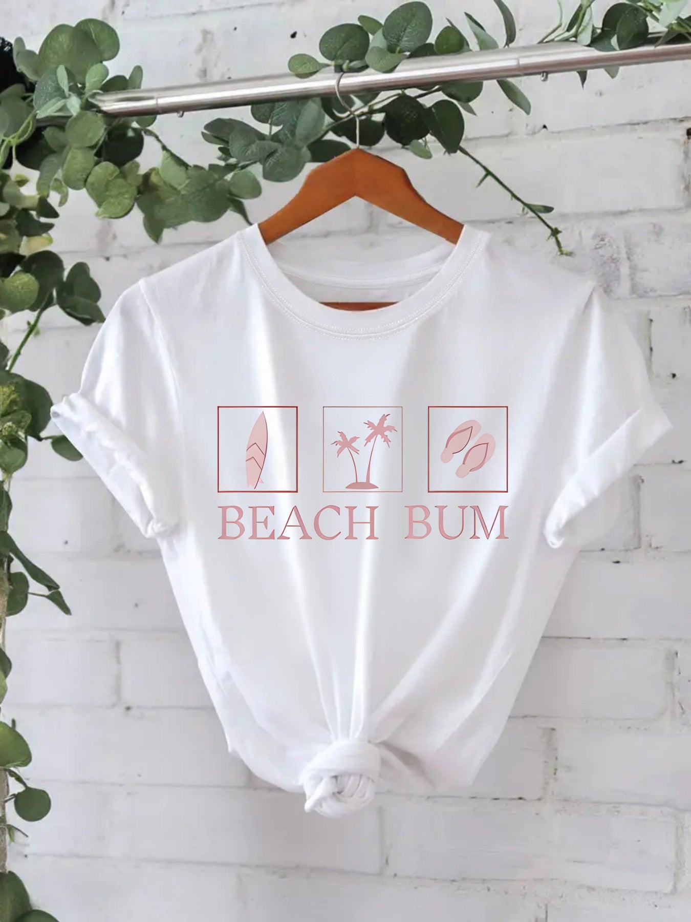 Slogan T Shirt - Beach Bum
