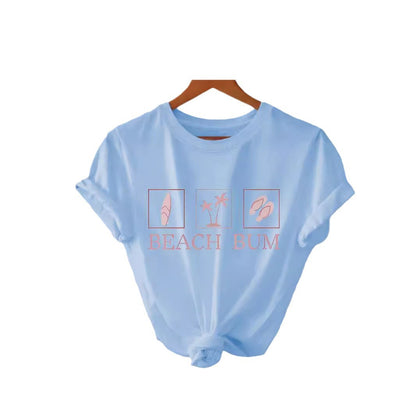 Slogan T Shirt - Beach Bum