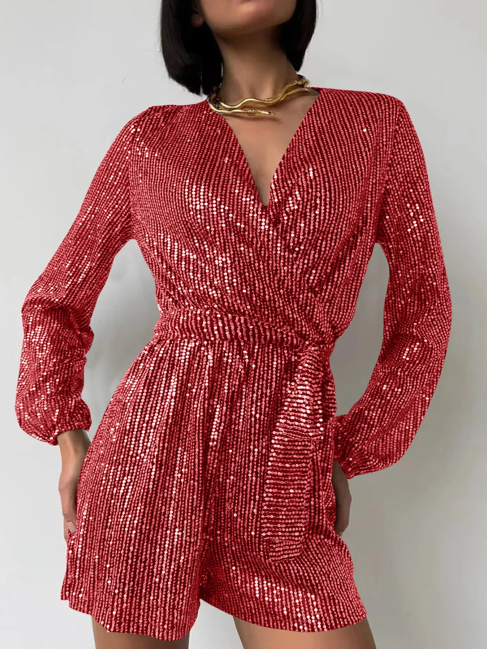 Women's Sequin Romper Playsuit - various colours