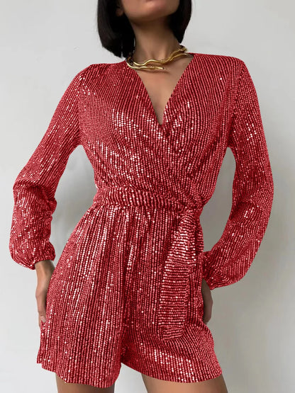 Women's Sequin Romper Playsuit - various colours