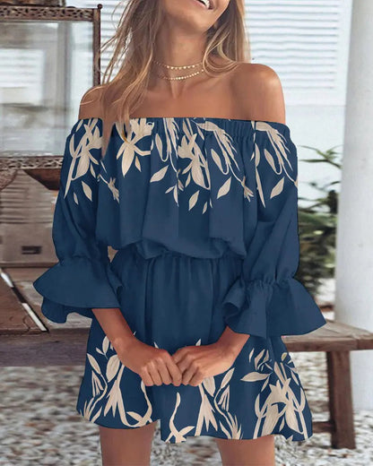 Ladies Summers Dress - Off The Shoulder - Various Colours - up to 3XL