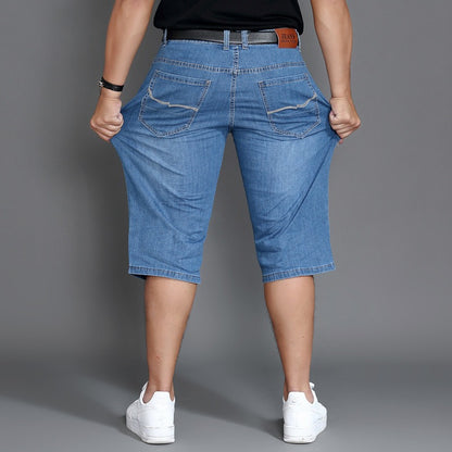 Men's Oversized Denim Shorts