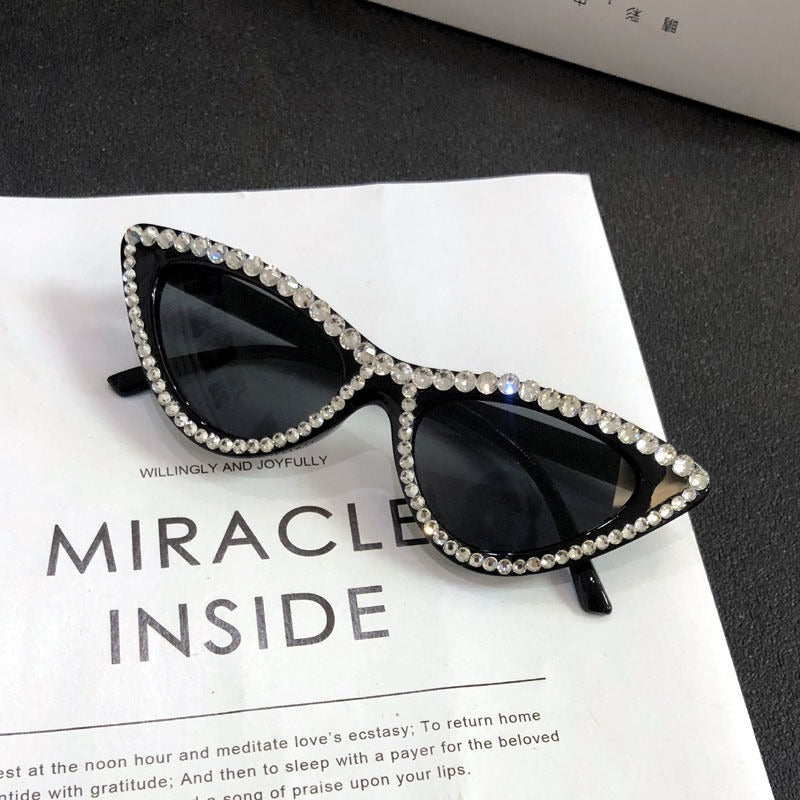 Ladies Triangle Cat Eye Sunglasses