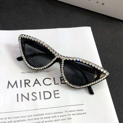 Ladies Triangle Cat Eye Sunglasses