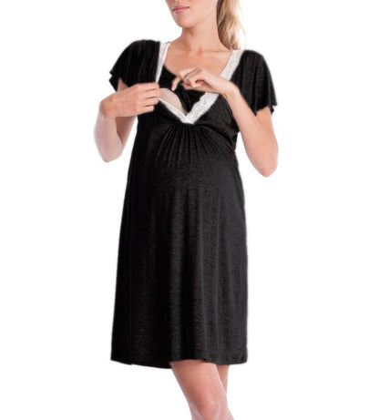 Ladies Maternity Breastfeeding Dress - Mum To Be - Pregnancy