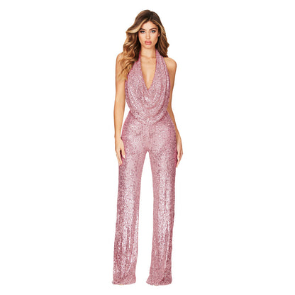 Women's Sequin Jumpsuit - Various Colours