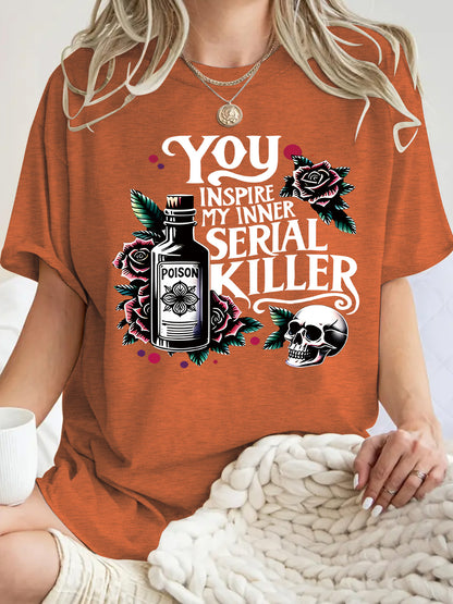 Slogan Halloween T Shirt - Inspire My Inner