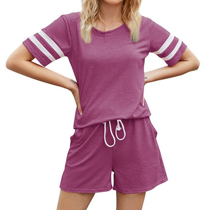 Women's T Shirt and Short Co-Ord Set
