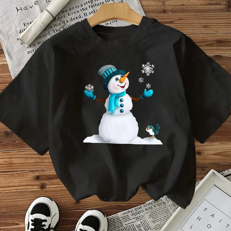 Women's Christmas T-Shirt - Snowman - Various Colours