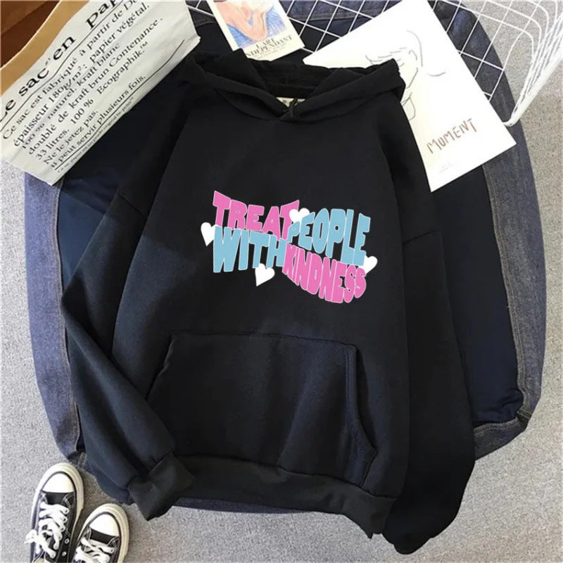 Hoodie - Treat People With Kindness - Up to 4XL - various colours