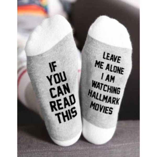 Socks - IF YOU CAN READ THIS Slogan