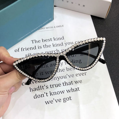 Ladies Triangle Cat Eye Sunglasses
