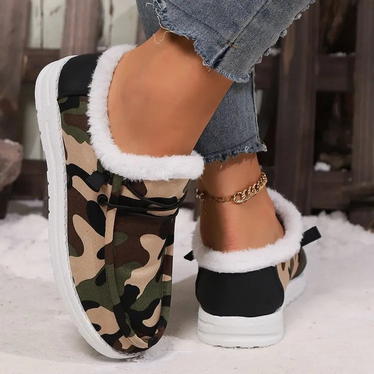 Camouflage Fleece Shoe