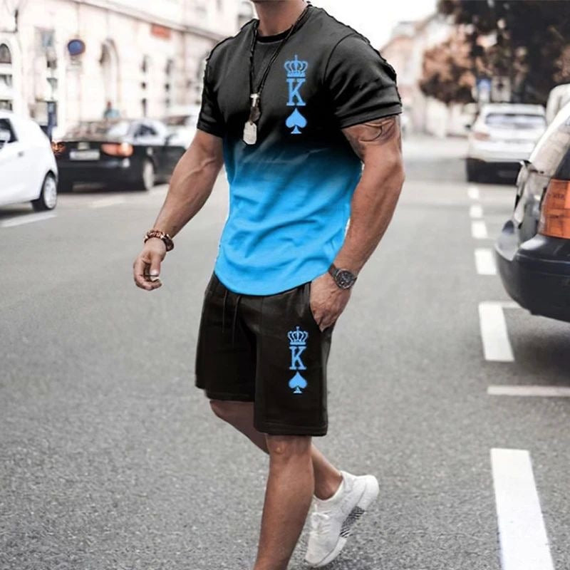 Men's T-Shirt & Short Set