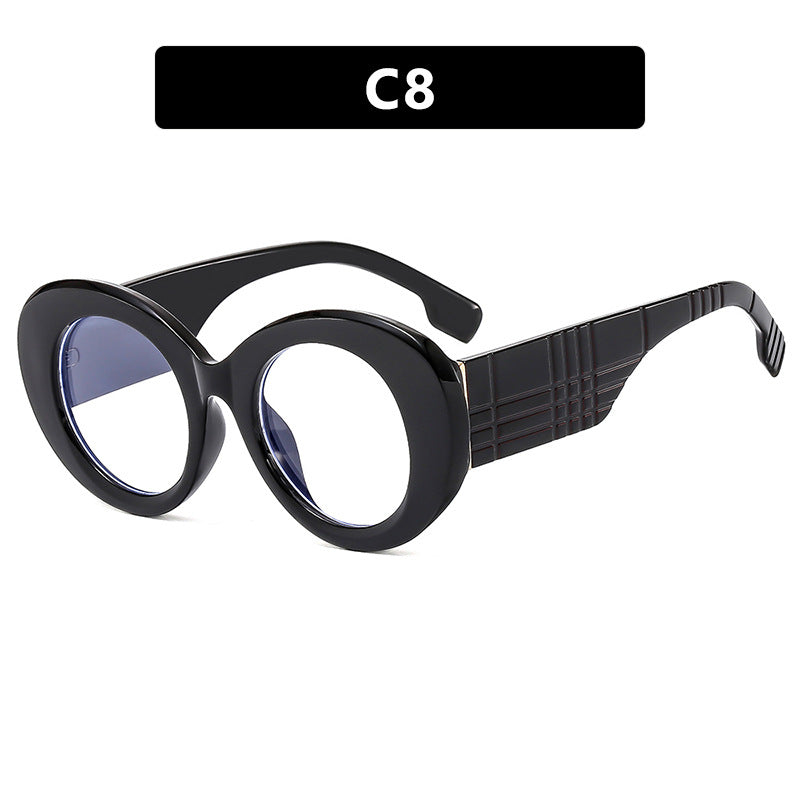 Ladies Large Frame Circular Sunglasses - various colours