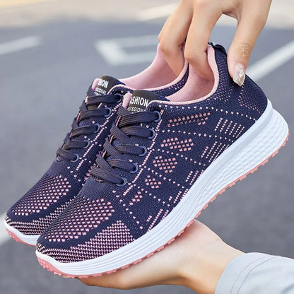 Round Toe Mesh Breathable Trainer